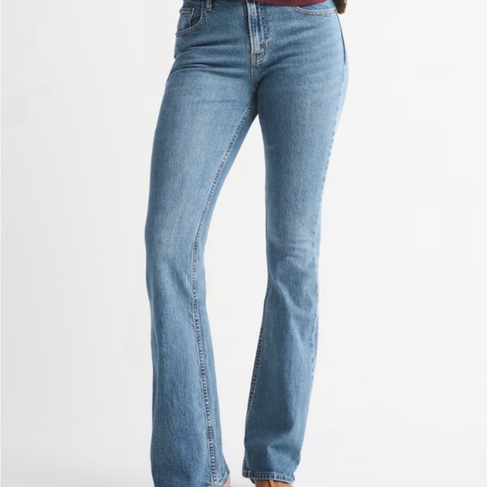 Abercrombie & Fitch Mid Rise Bootcut Jeans 30 Long Curve Love